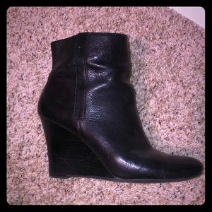 Nine West wedge ankle booties